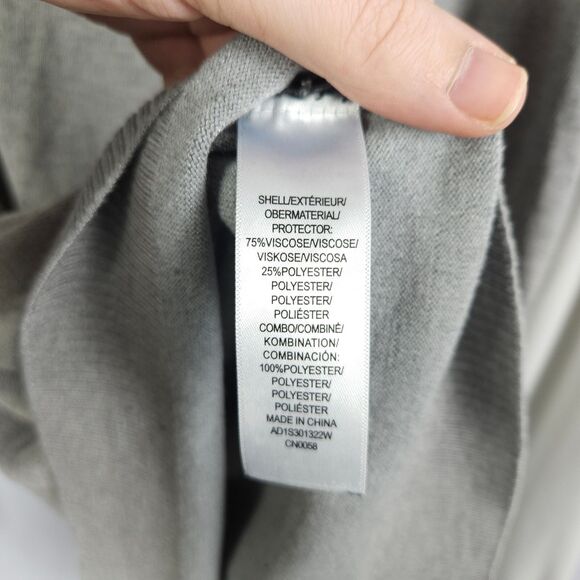 Adrianna Papell Women’s 1X Gray V-neck Layered Sweater Vest And Blouse - Picture 4 of 7